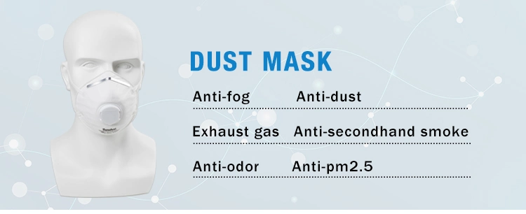 Personal Protection N95 Cap Dust Mask with Valve